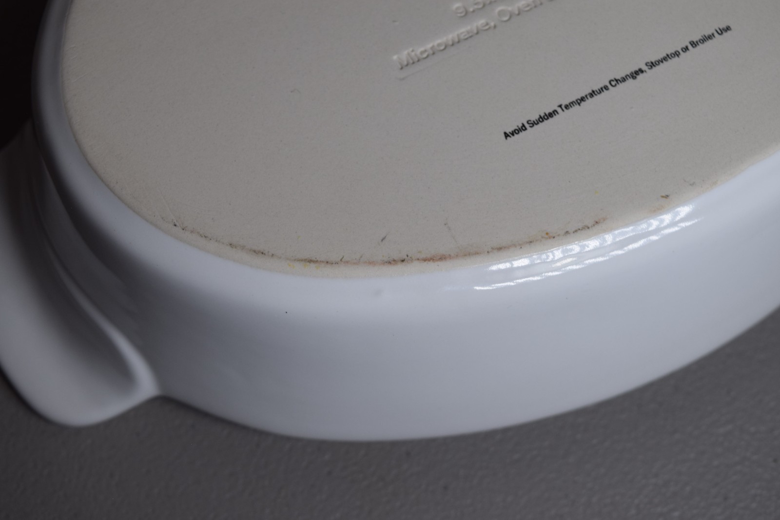 Goodcook 1.5 QT White Double Handle Stoneware Oval Casserole Dish