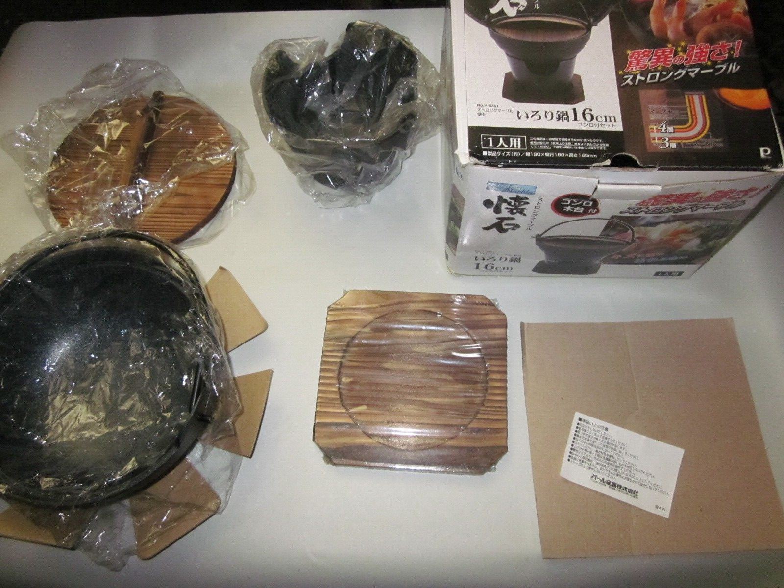 Japanese Cooking Pan Irori Nabe With Stand From Japan H-5361