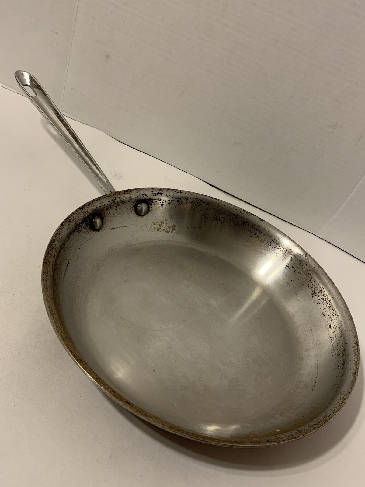All-Clad 12.5″ Sauté Skillet Stainless Steel Large Fry Pan 3-Ply