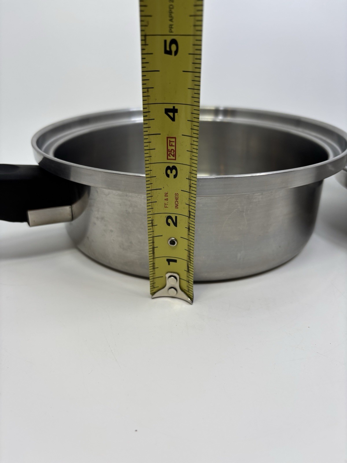 Lustre Craft Saucepan 3 Ply Multi Core 2 Quart w/ Lid USA Made