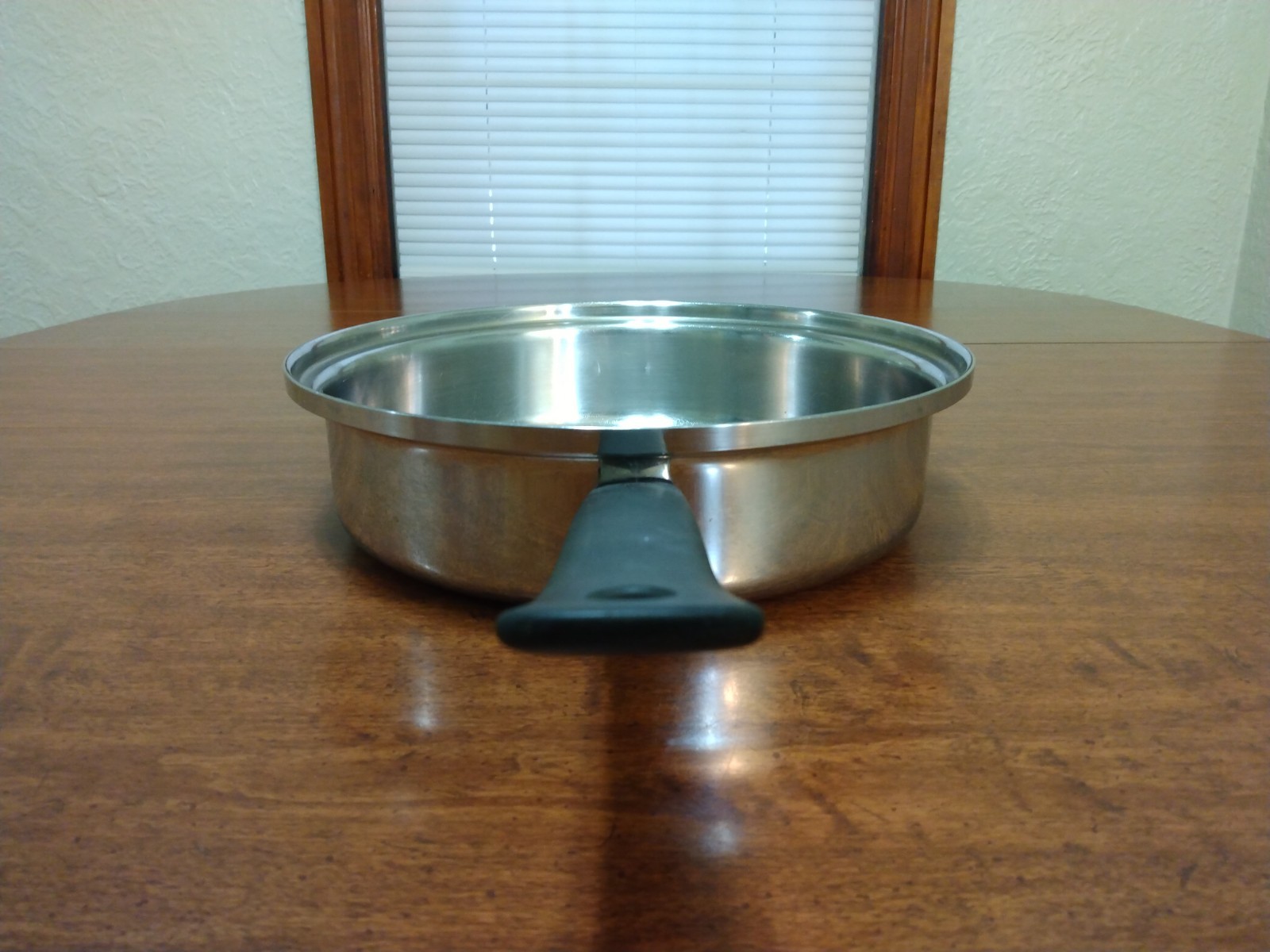 VTG Cordon Bleu 7-Ply T304 Stainless Steel Skillet 10.5″ USA Missing One Handle