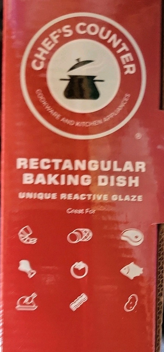Brand New & Sealed – Chefs Counter Rectangular Baking Dish!