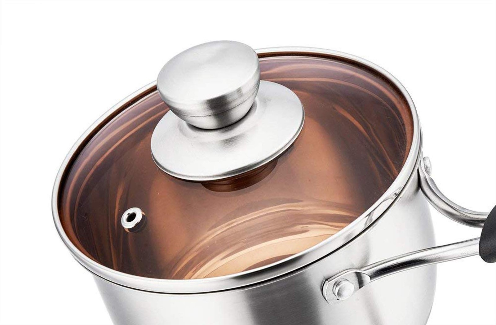 1 Quart Saucepan Small Pot, Stainless Steel Saucepan with Lid, Small Sauce Pa…