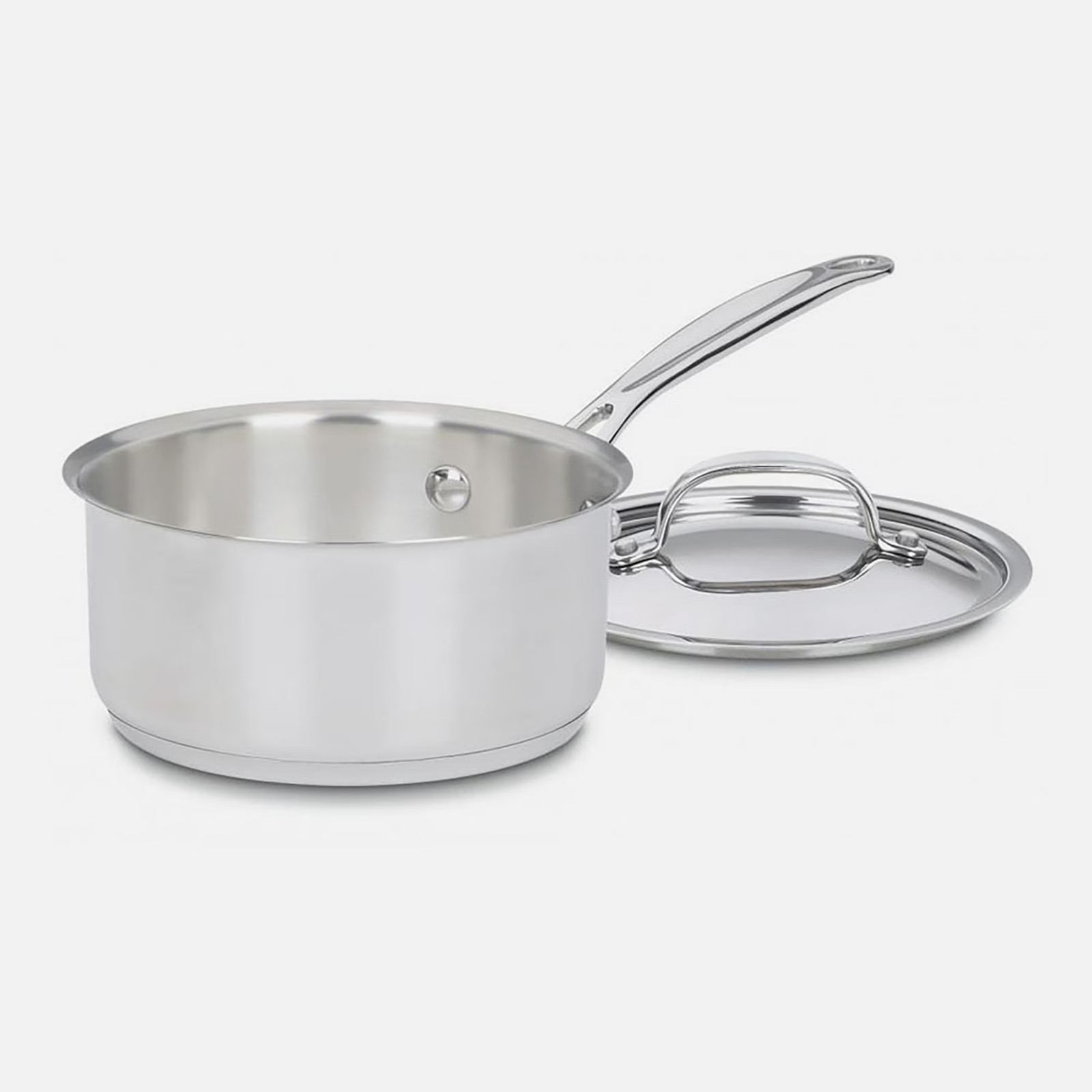 Cuisinart Chef s Classic Stainless Cookware – 1.5 QT Pan, 1.0 CT