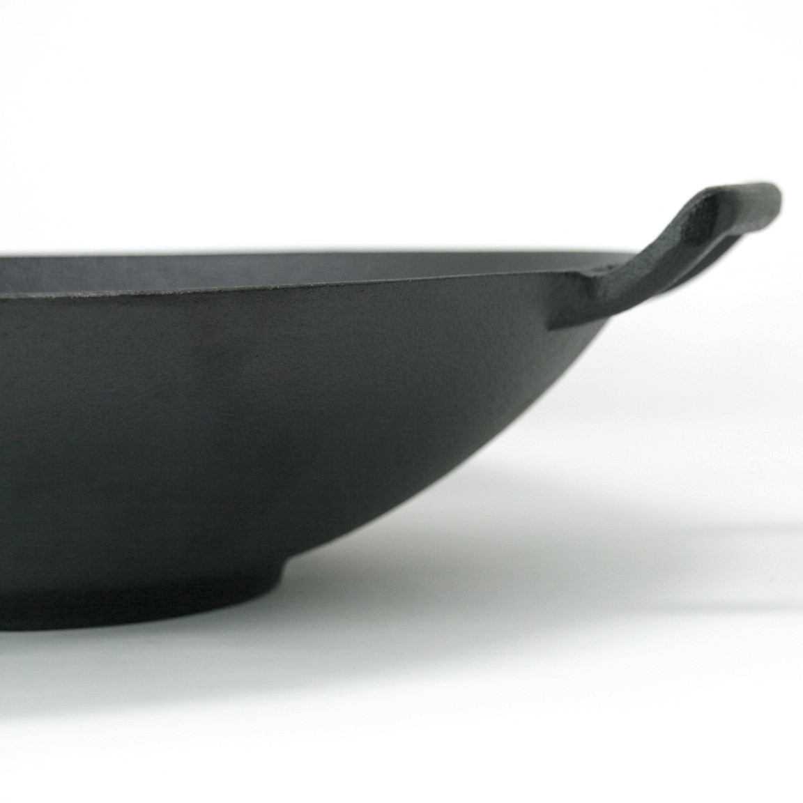 Backcountry Iron 14 inch Cast Iron Wok with Flat Base and Handles