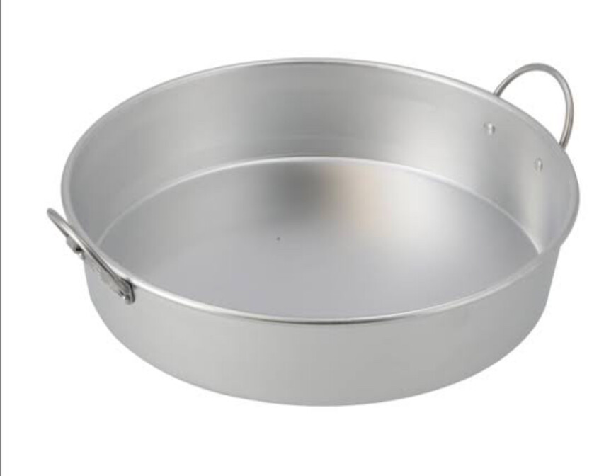 Thai Traditional Crocodile Brand Aluminum Round Steaming Tray Size 23 cm – 27 cm