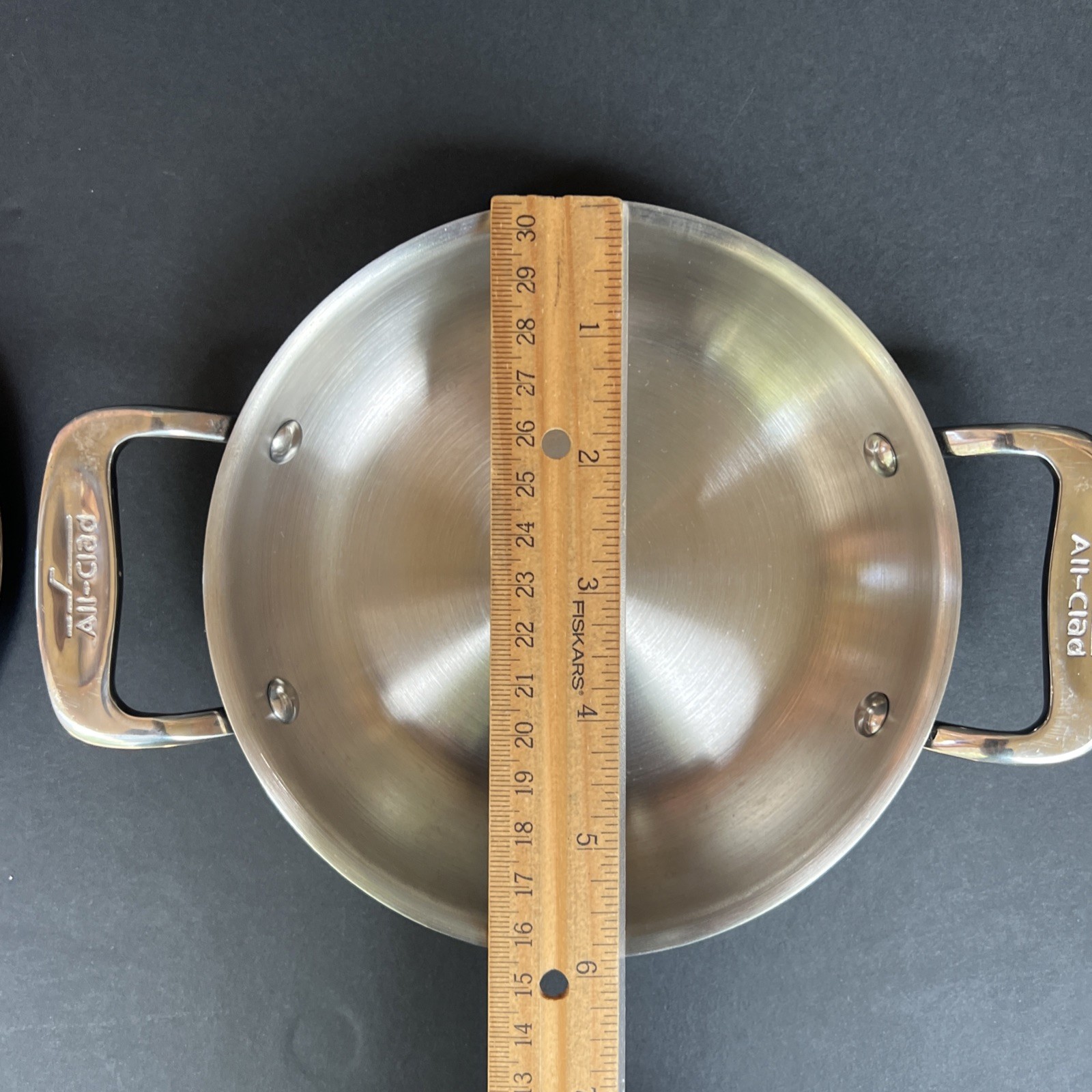 All-Clad 6” Mini Gratin Pan x2 Double Handle Stainless Steel Oven Broiler Safe