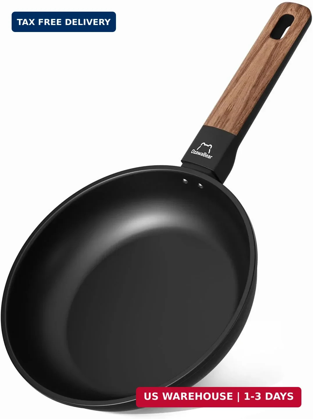 Non Stick Frying Pan Skillet, Titanium Coating Fry Pan Egg Pan Omelet Pan Nonsti