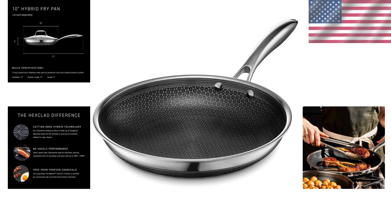 Dishwasher Safe Nonstick Pan – Induction Compatible