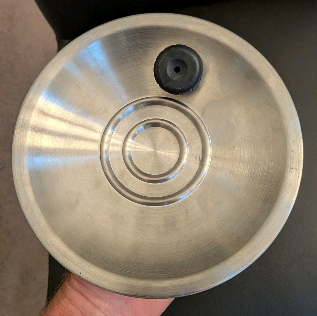 7” OD Kitchen Charm Stainless Pan Pot Skillet Lid Only