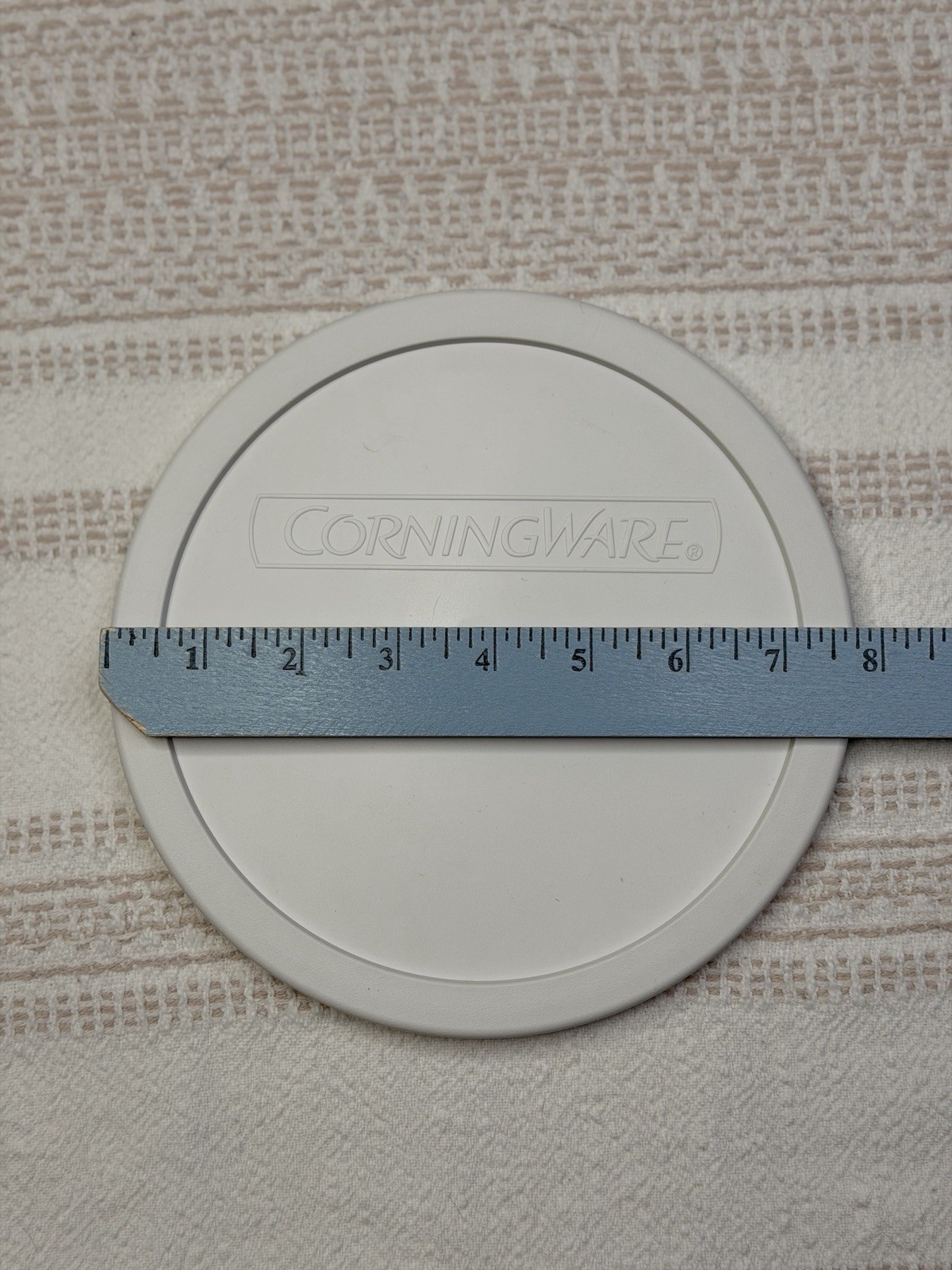 Corning Ware F-5-PC French White Round Plastic Replacement Lid