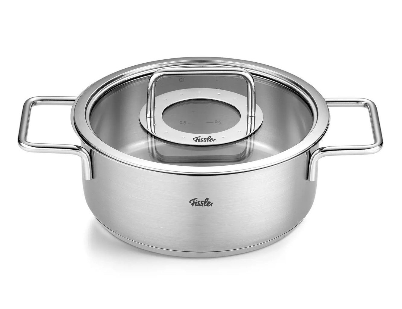 Fissler Pure Collection Rondeau with Glass Lid, 2.7 Qt