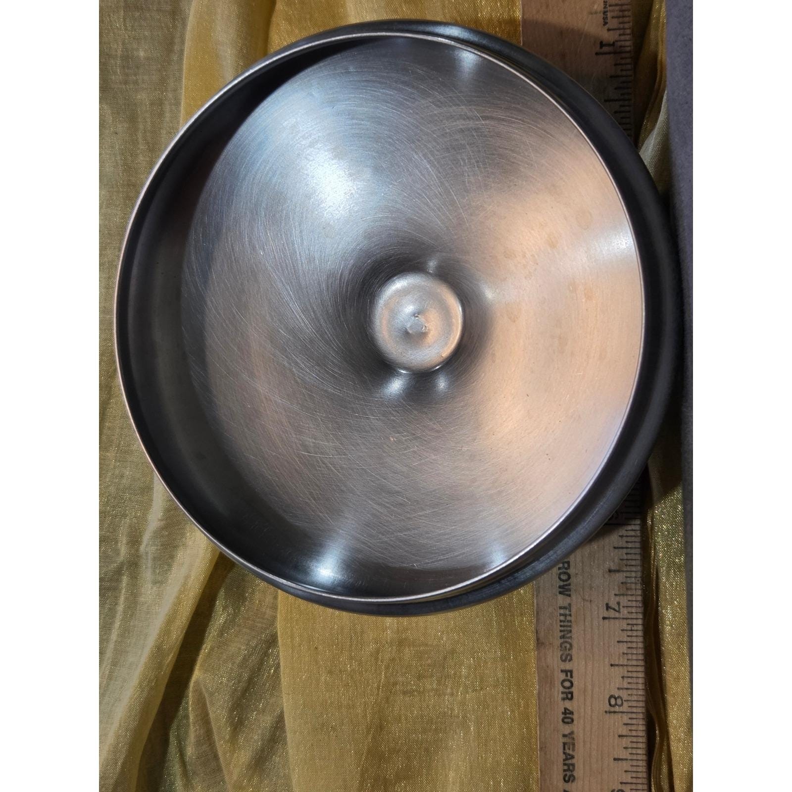 Vintage Revere Ware Stainless Steel Replacement Lid 6.25 Inch Circular Pot Cover