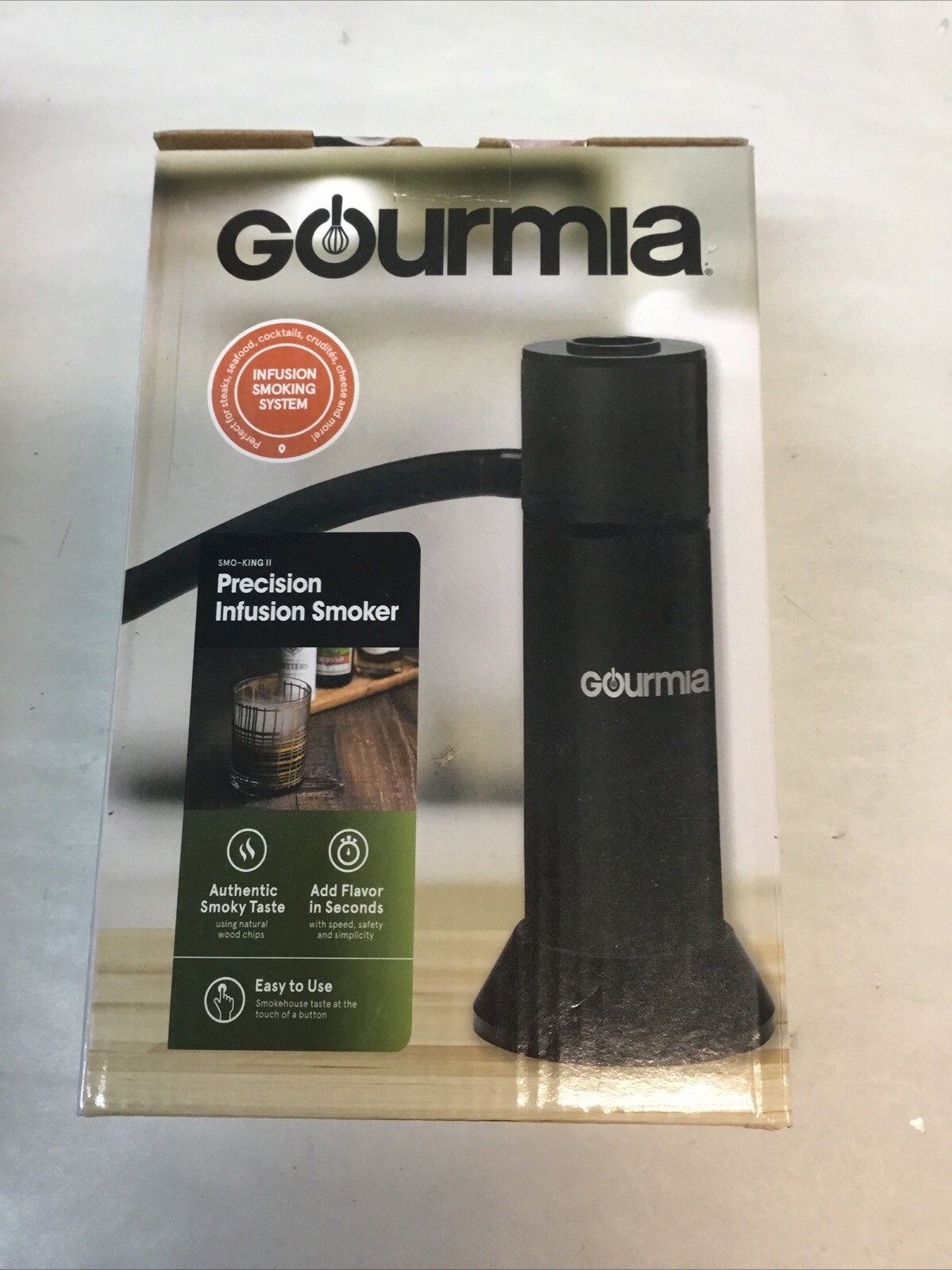 Gourmia Portable Precision Infusion Smoker SMO-KING II GSM220 2018 NEW