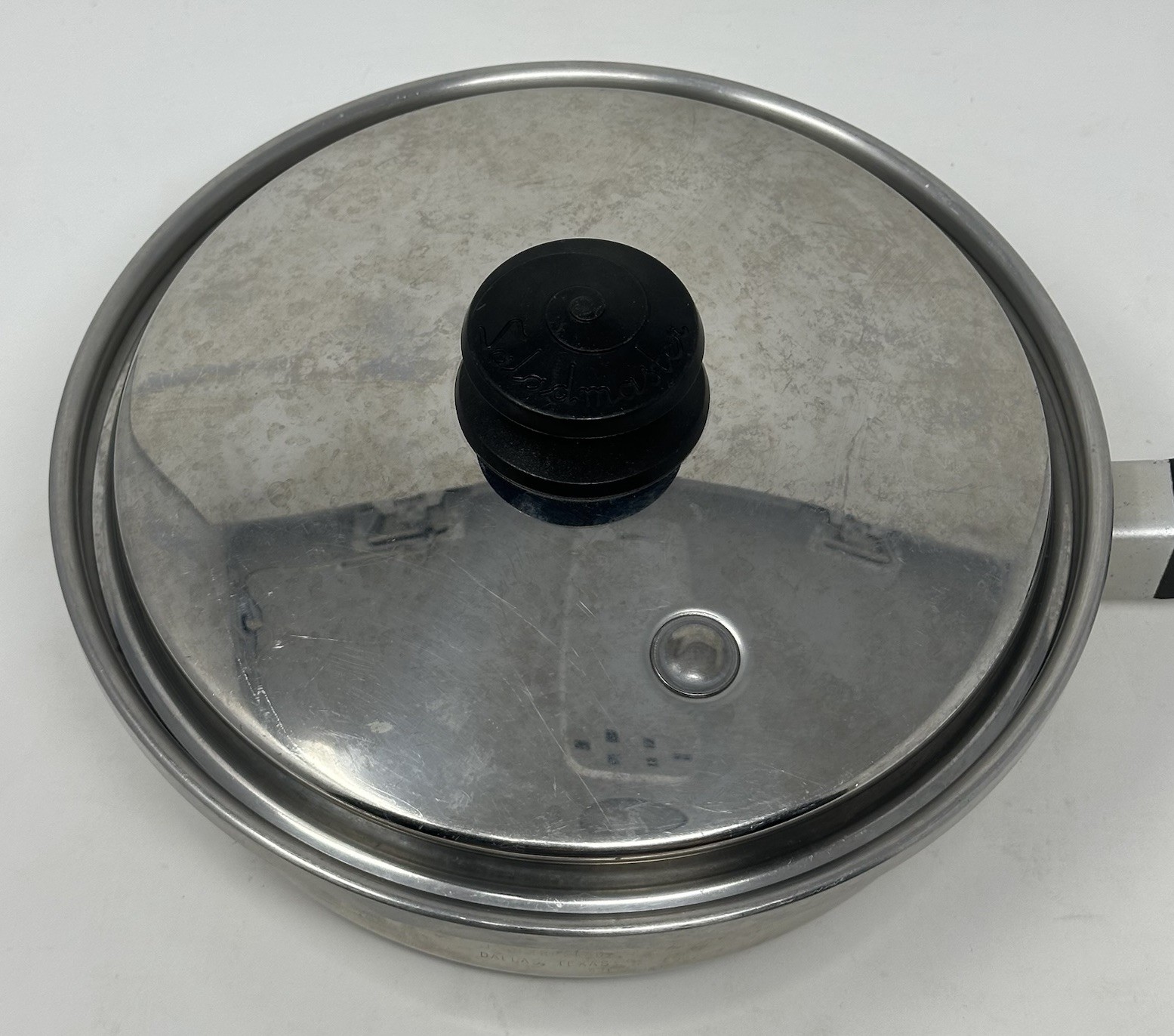 Saladmaster 18-8 Tri Clad Stainless Steel 9″ Gourmet Saucepan Stock Pot Vapo Lid
