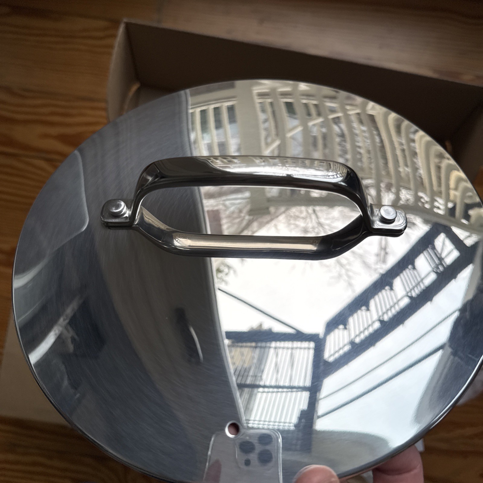 New $190 Crate & Barrel EvenCook Core 3.25 Qt. Stainless Steel Saute Pan w/ Lid