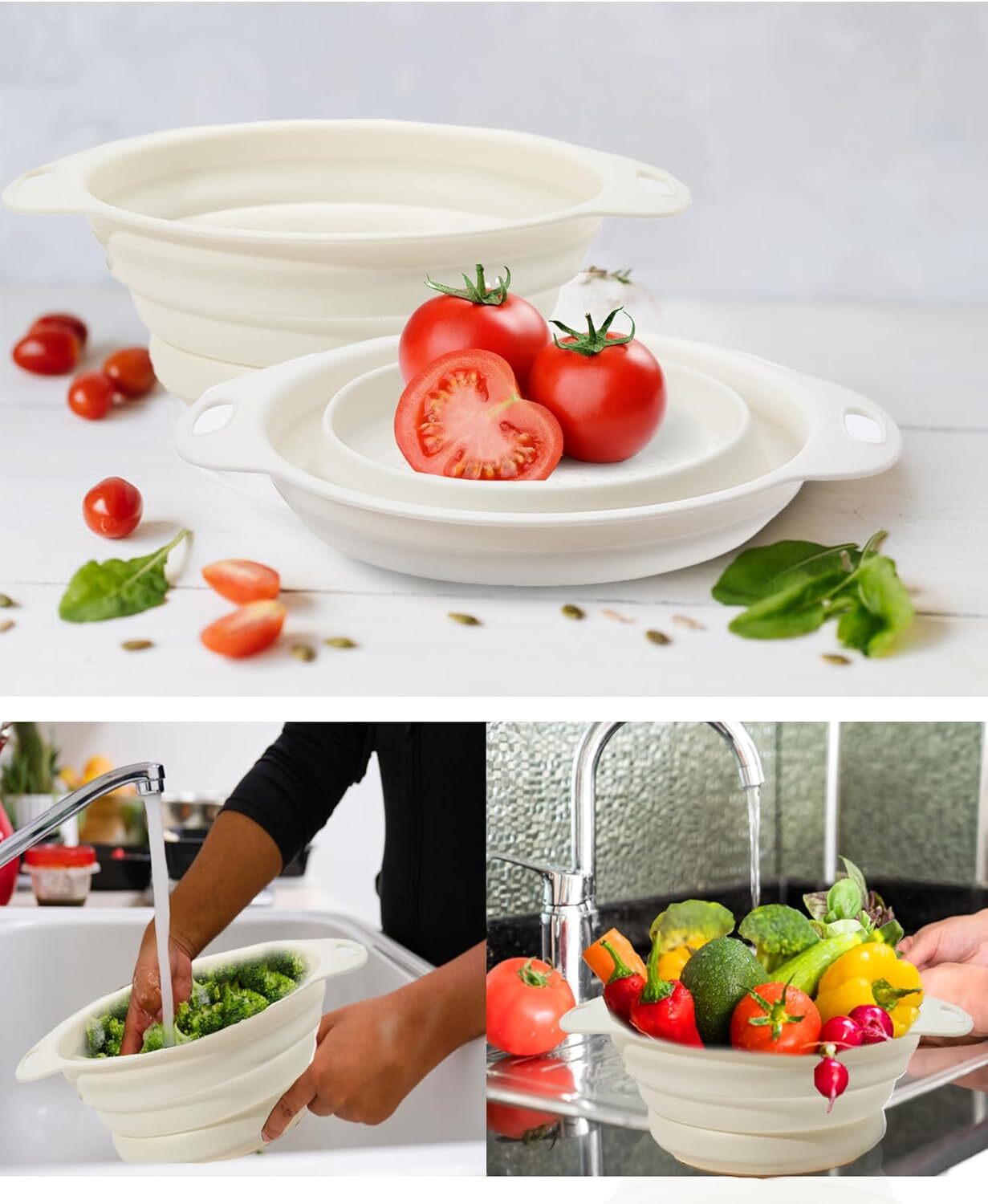 10pcs Sauce Pan Set, Nonstick 1.5Qt & 2.8 Qt Pots with Removable Handles, 11inch