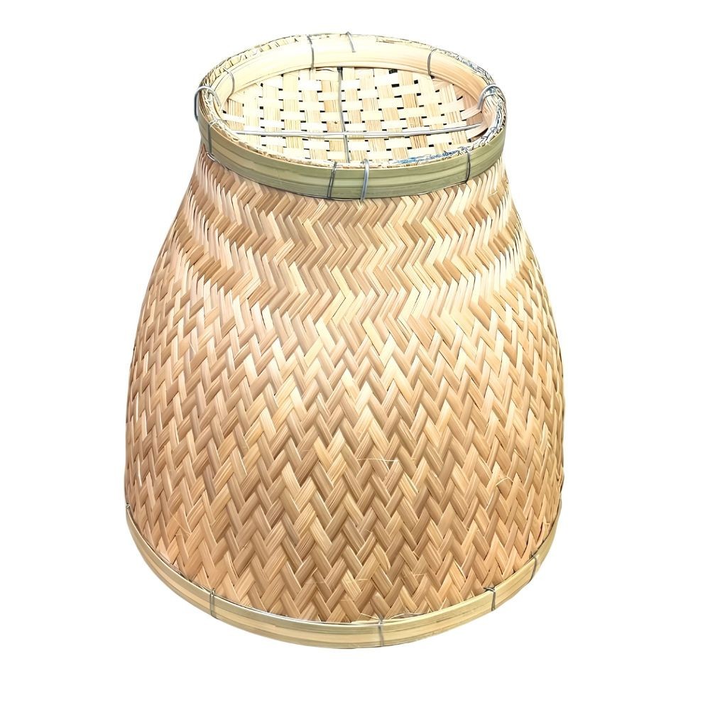 2-Piece Thai Sticky Rice Steamer Aluminum Pot with Bamboo Basket Huad Cooker Set