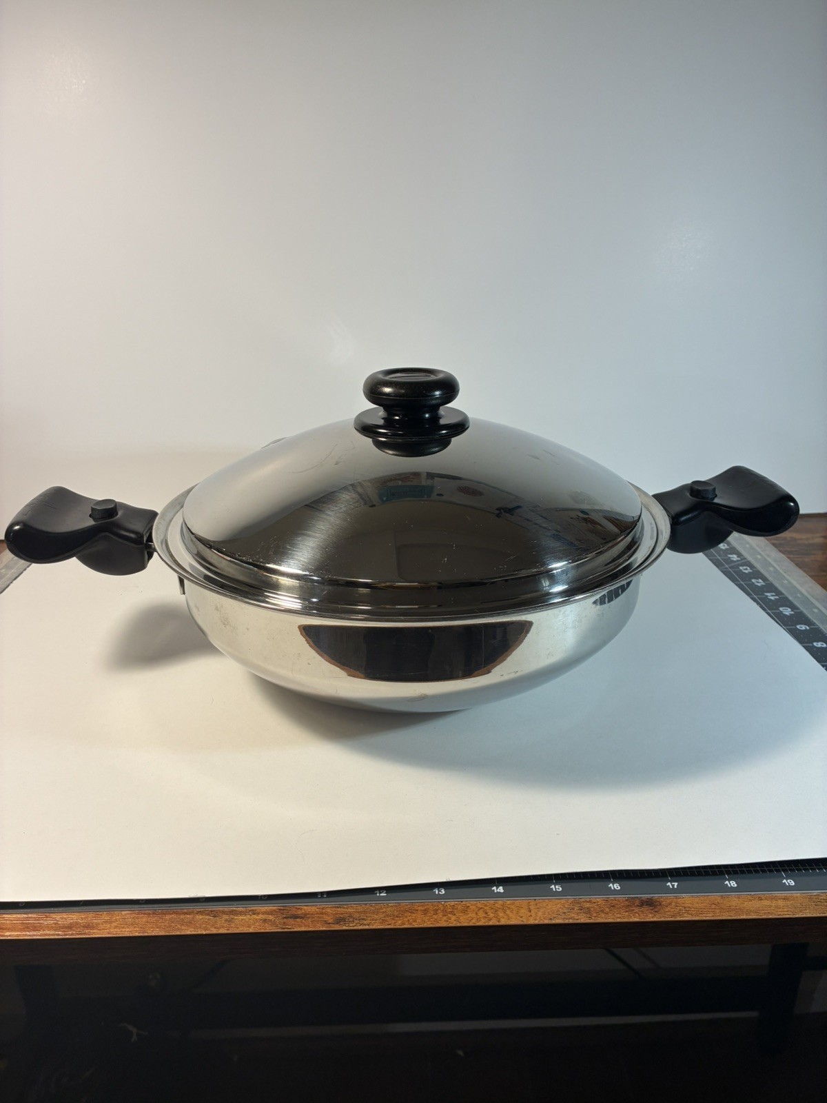 Saladmaster Stainless Steel 7Qt Wok Double Handle With Lid
