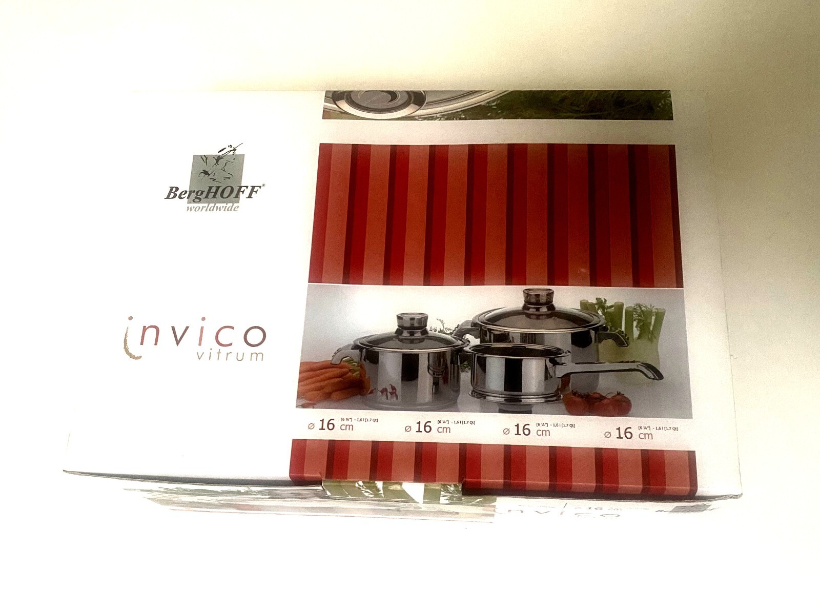 BergHOFF Invico Vitrum 1.7-Qt. Covered Casserole 18/10 Stainless Steel