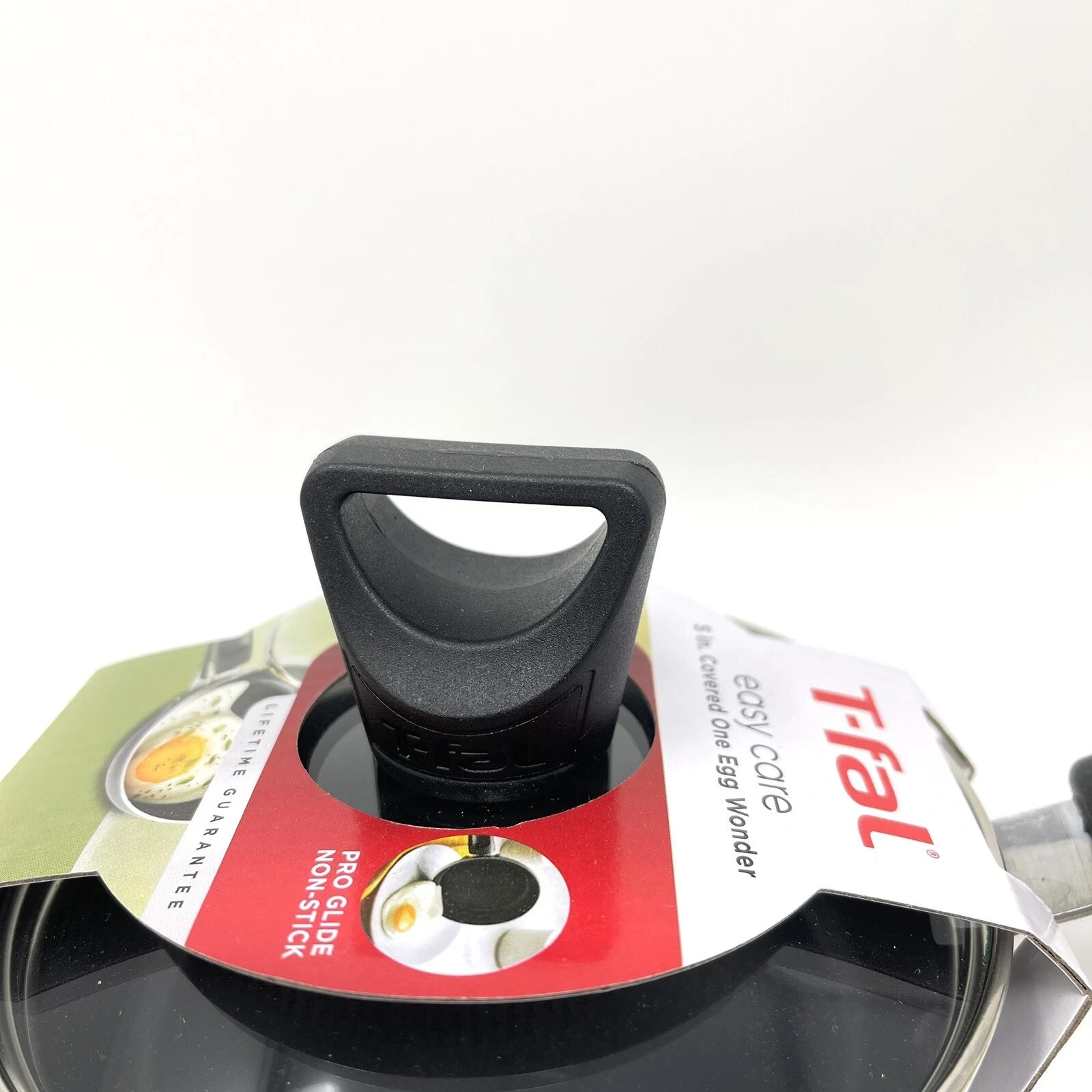 Small Frying Pan Tfal Nonstick 5 Inch With Lid Covered One Egg Wonder Black New