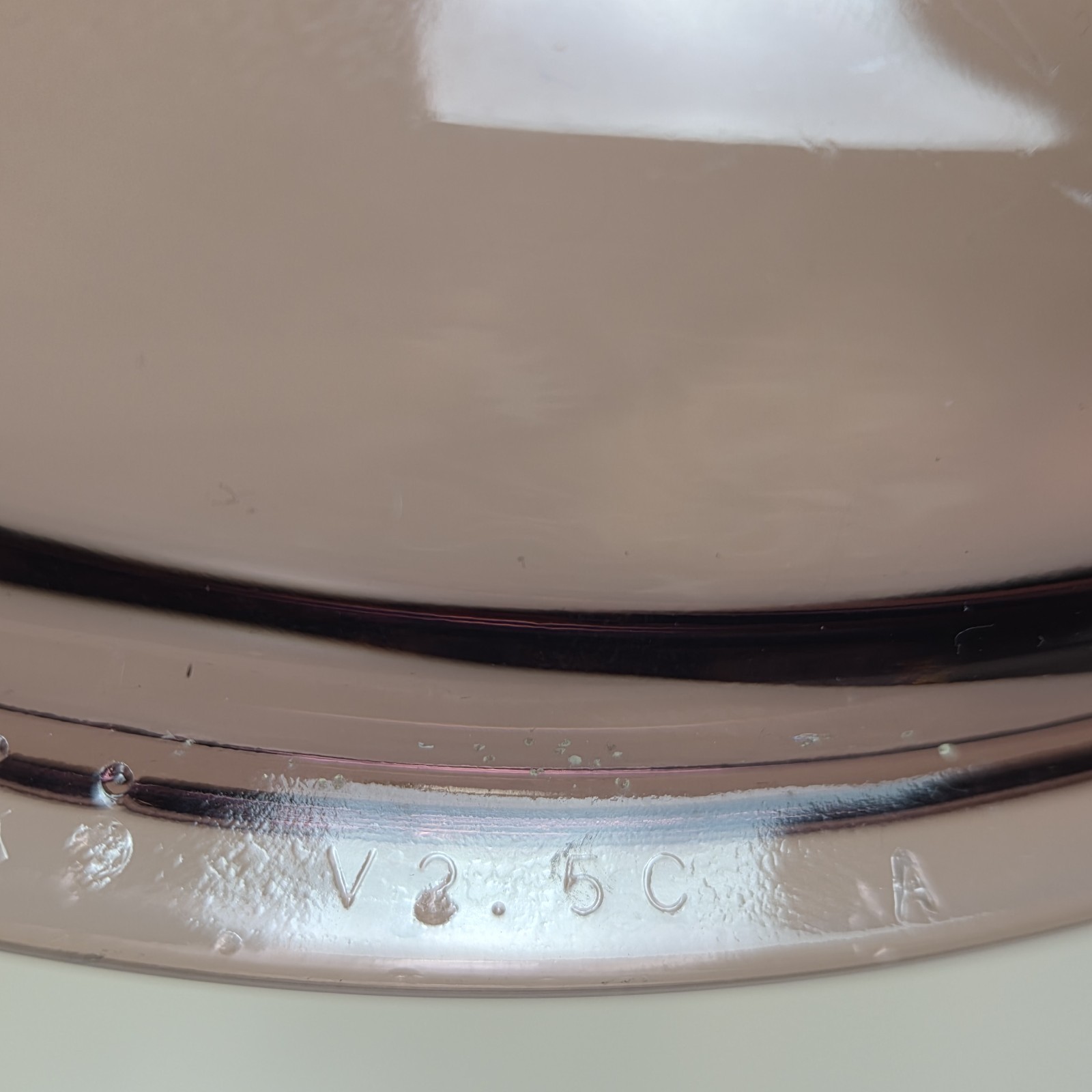 Cranberry Pyrex Replacement Lid V-2.5-C for 2.5L Corning Vision Pot 8-1/2″