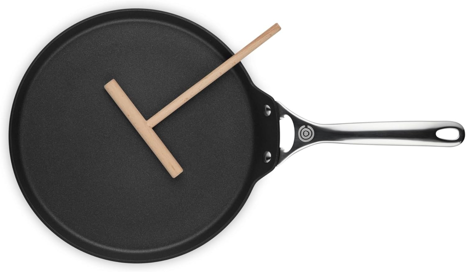 Le Creuset Toughened Nonstick PRO Crepe Pan with Rateau, 11″ NEW