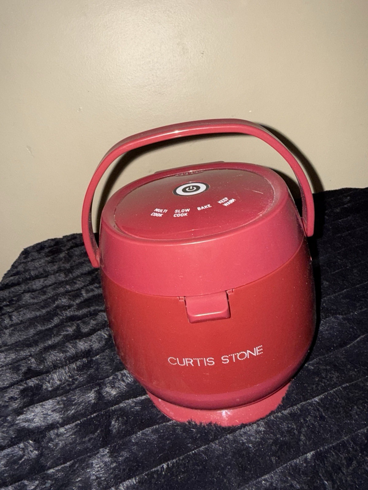 Curtis Stone Dura-Pan Nonstick Mini Multi-Cooker in red