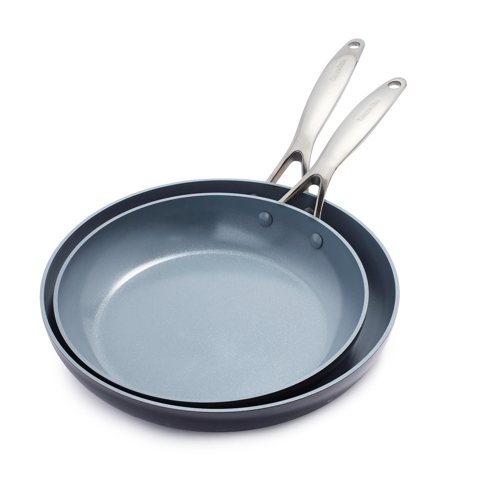 GreenPan Valencia Pro Hard Anodized Healthy Ceramic Nonstick 10″ and 12″ Fryi…