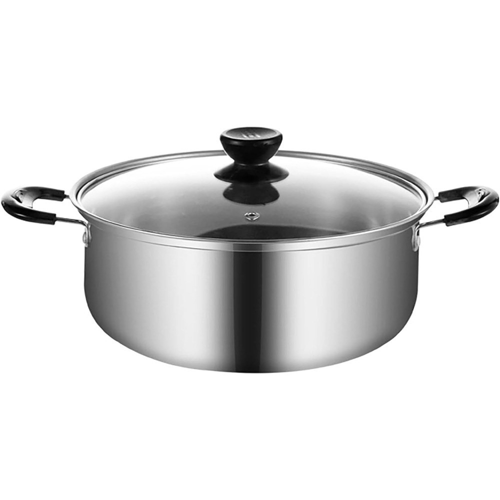 Small Saucepan, 0.9 Quart Double Handle Milk and Soup Pot with Lid for Warming,