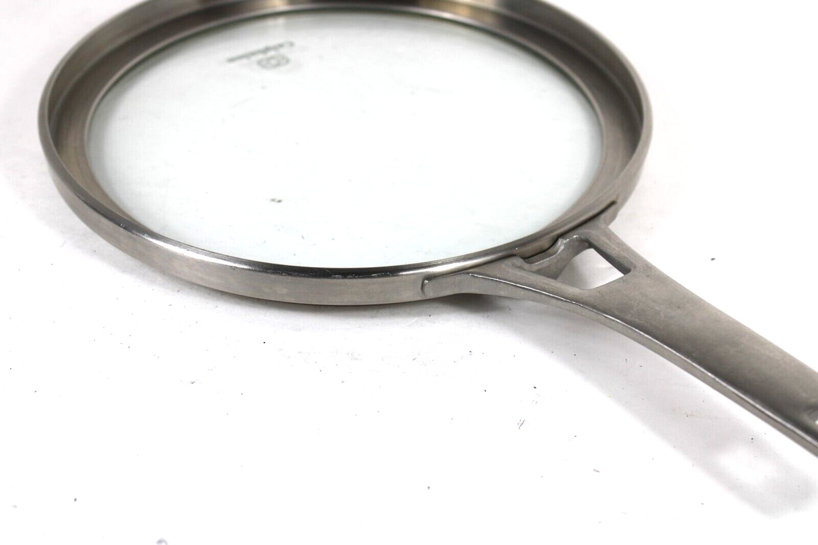 Calphalon Premier Space Saving Flat Glass Lid For 8″ Pan Long Handle