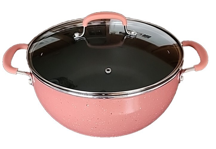 Pioneer Woman FRONTIER SPECKLE CORAL ~ Nonstick ~ 5.5 Qt ~ Dutch Oven Pot w/Lid