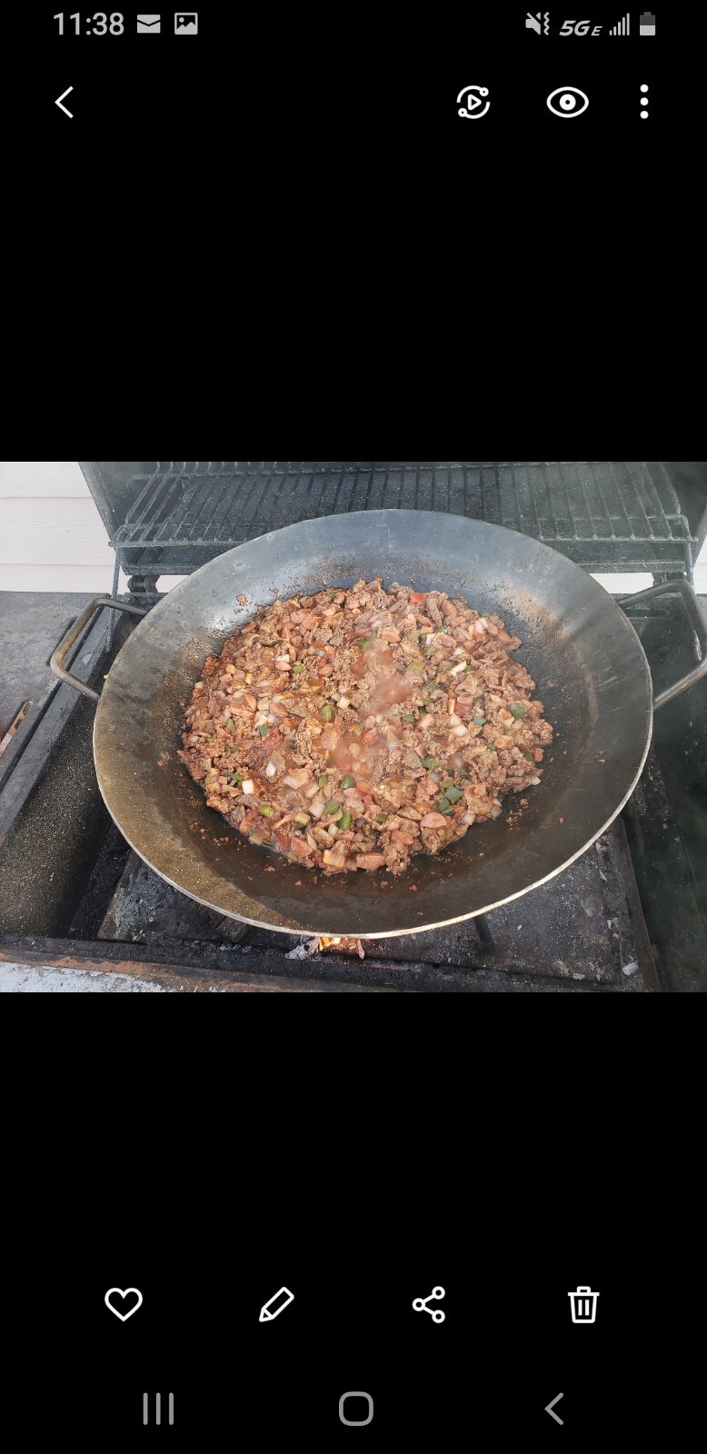 Disco para disca parrilla argentina 20″ dia. heat cooking skillet cowboy wok