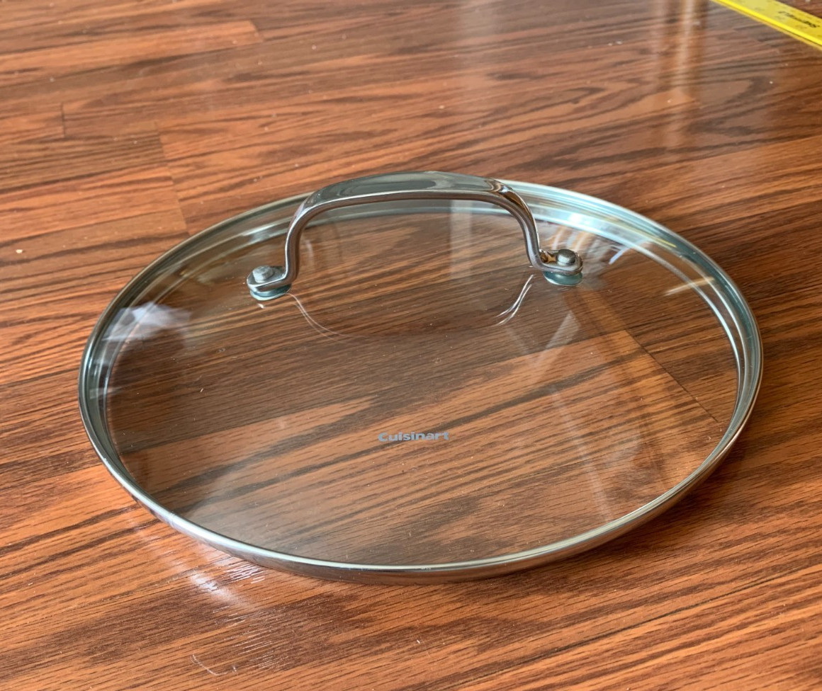 9 5/16″ inner Cuisinart Lid Clear Glass Replacement Cover Lid Pan Pot Skillet