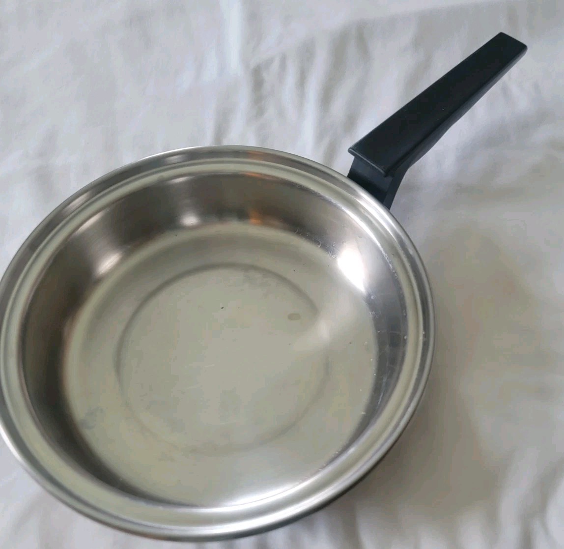 Cory Puramelt FLAVORSEAL 304 Zirconium Stainless Steel 18-8 Skillet Fry Pan
