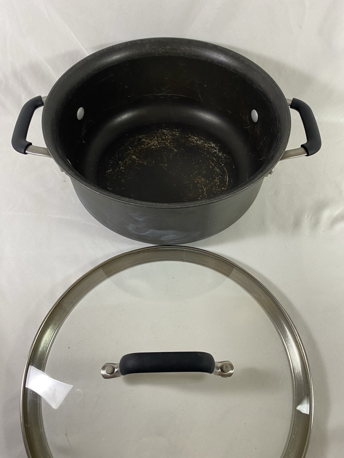 Calphalon 8785 Simply Calphalon 5 Qt Stock Pot with Lid Kitchen Essentials