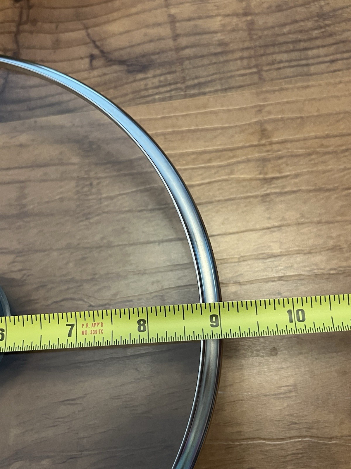 9” Inch Replacement Tramontina Round Glass Lid ONLY For 8.5″ Pot Pan Knob Handle