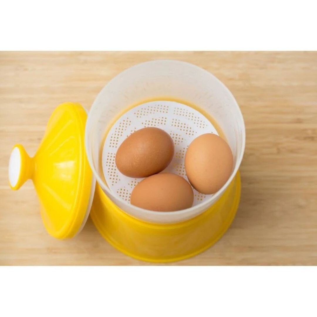 Original Half Boiled Egg Maker Made in Malaysia Yellow Color