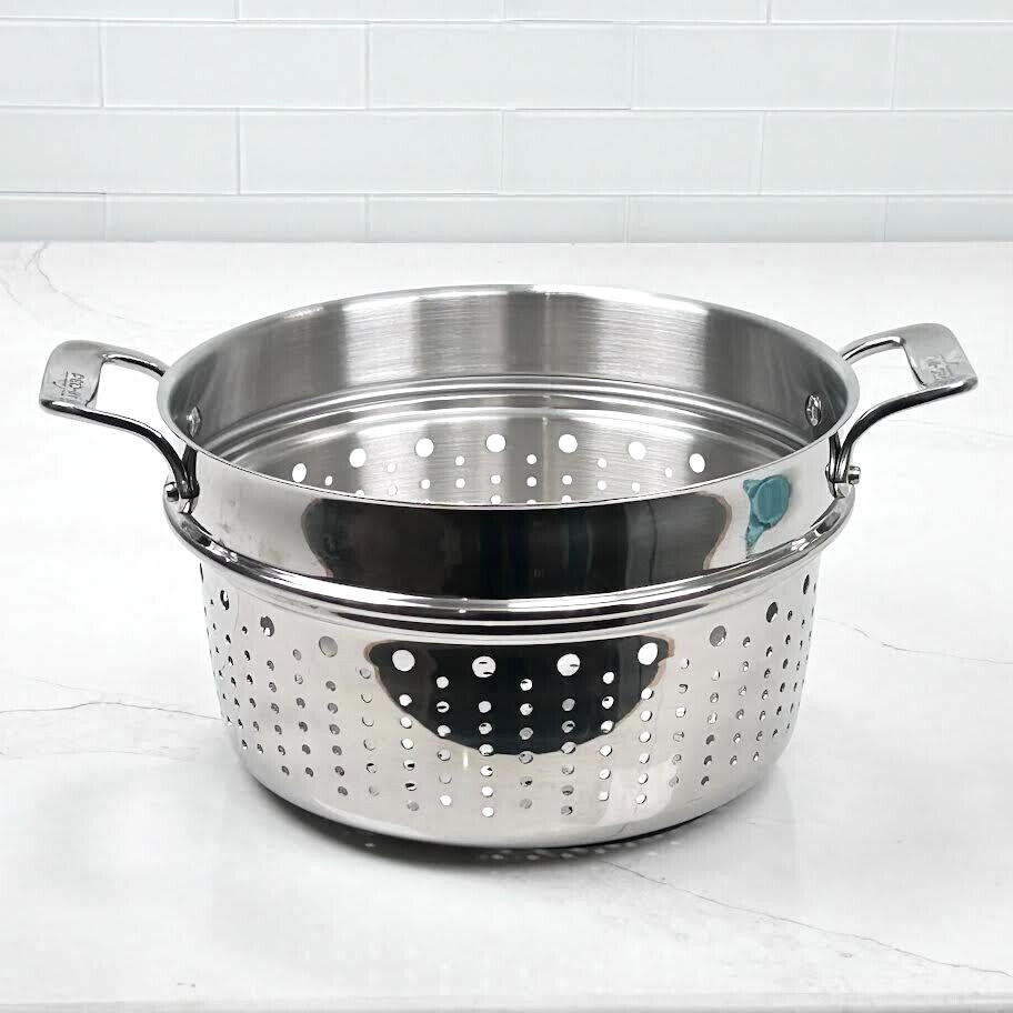 All-Clad Essentials 18/10 Stainless Steel 6.5-qt Colander.