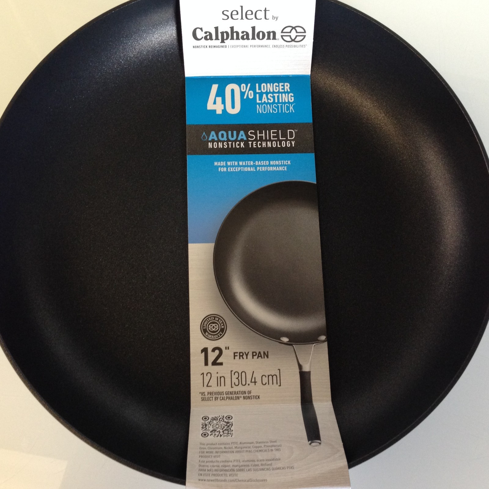 Calphalon Aqua Shield Nonstick 12″ Fry Pan ZG1392 ,Oven & Dishwasher Safe-2 Pan