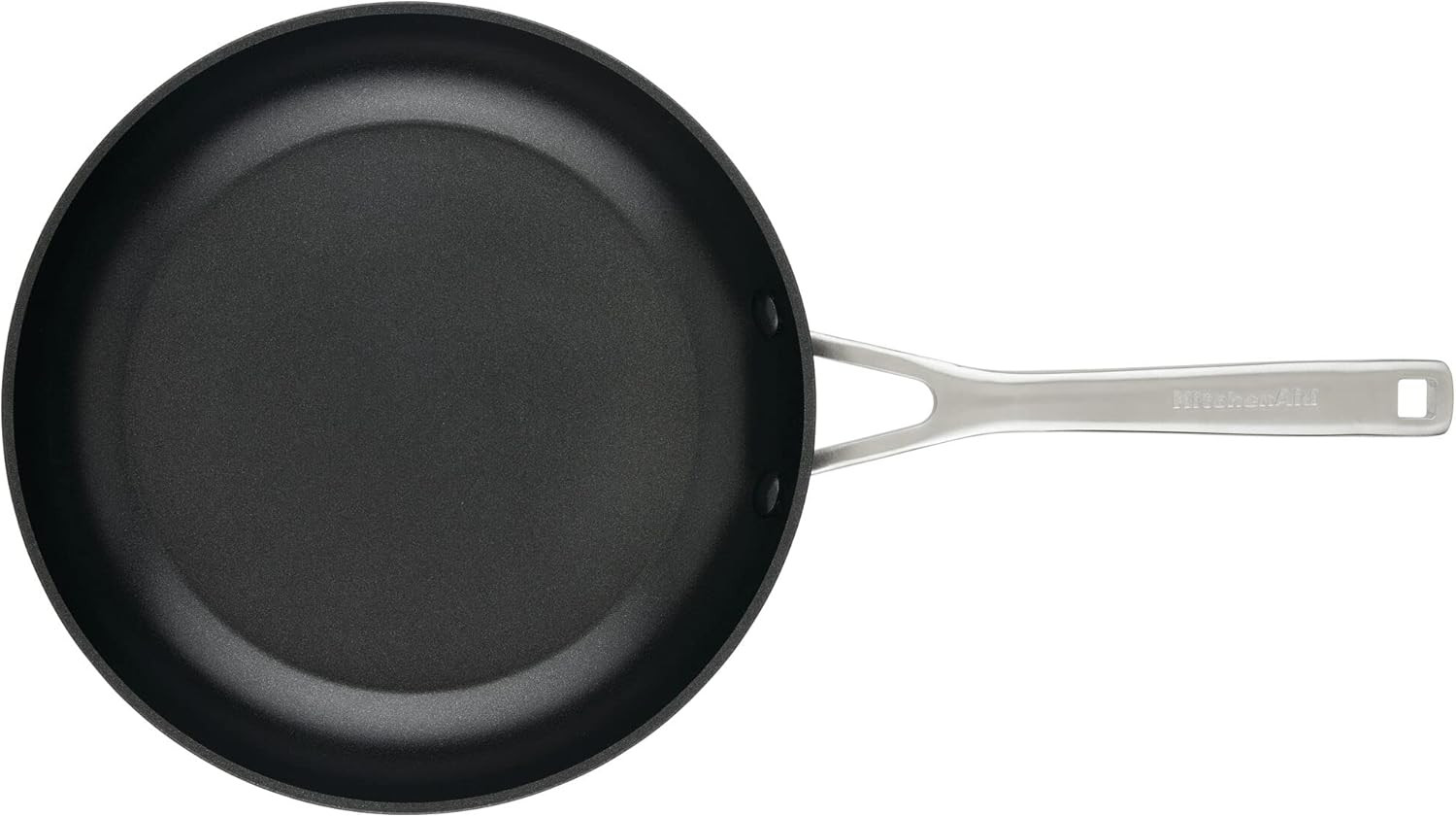 Induction Nonstick Frying Pan Set, 3-Piece, Durable & Easy-Clean, Matte Black