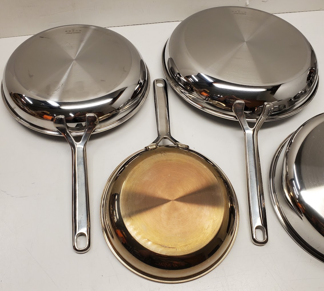 GreenPan Spectra Diamond 11 Pc Cookware Set 3 Ply Stainless Ceramic