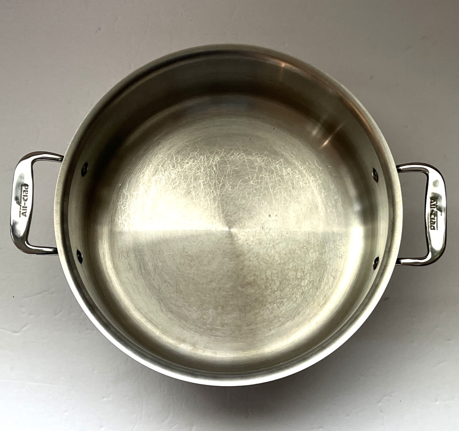 All-Clad Stainless Steel 6 QT. Stockpot w/ Lid Handcrafted in USA