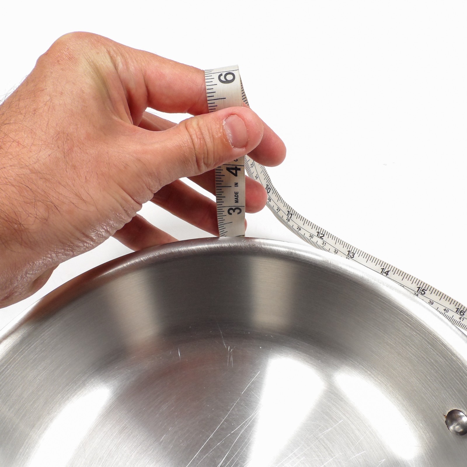 All Clad d7 Made in USA 10″ Stainless Steel Handle Frying Pan Skillet – No Lid