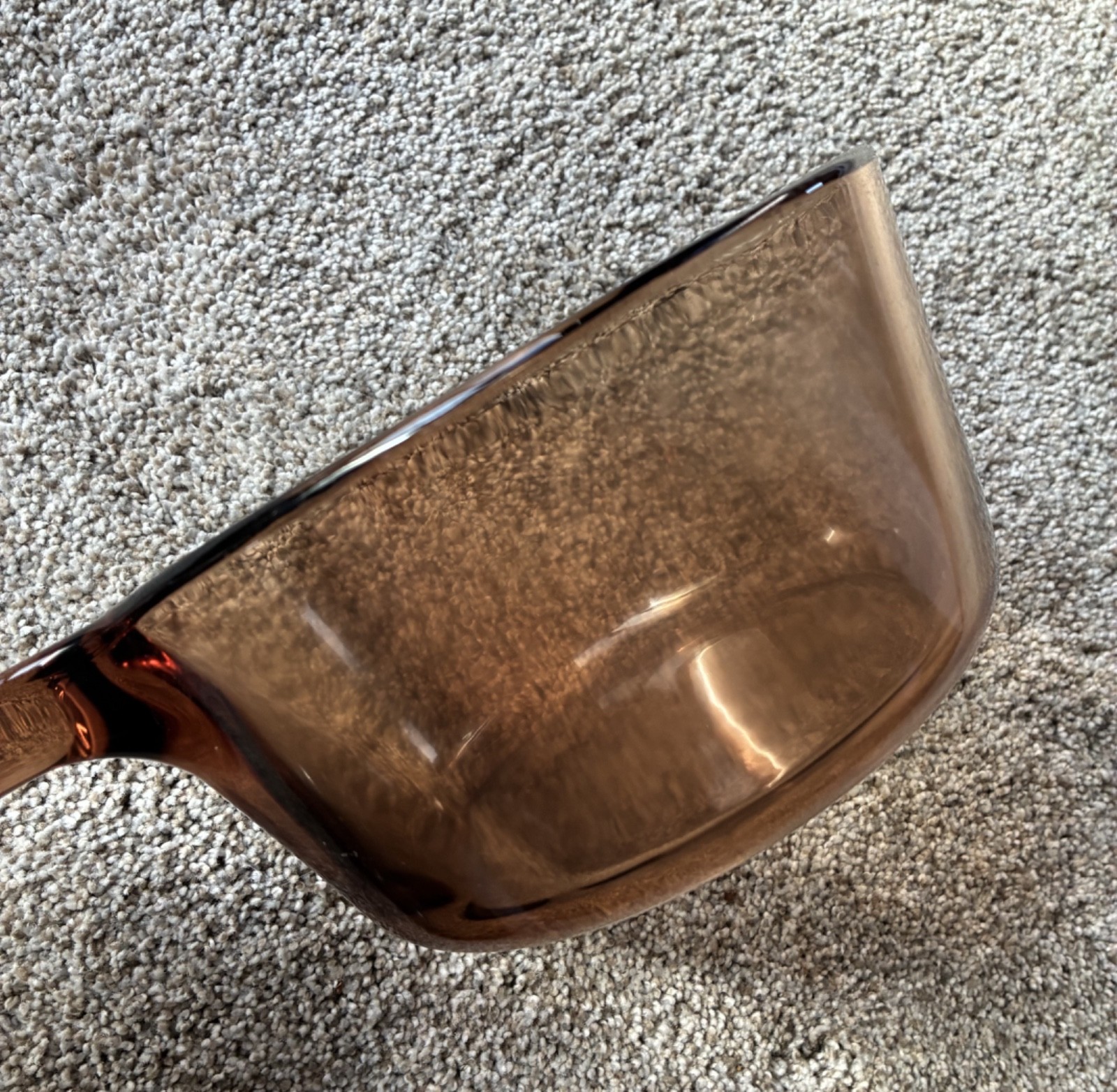 Corning Pyrex Visions Amber 1 1/2 Quart 1.5 Covered Saucepan pan & Lid V-1.5-C