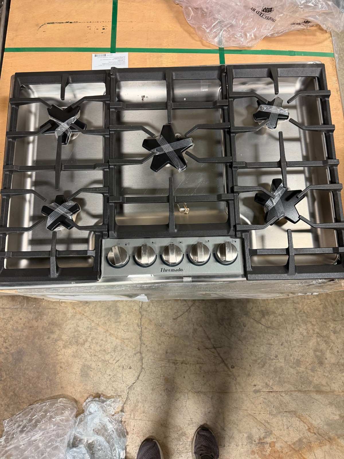 Thermador SGSP305TS 30″ Masterpiece 5 Burner Gas Cooktop Stainless Steel