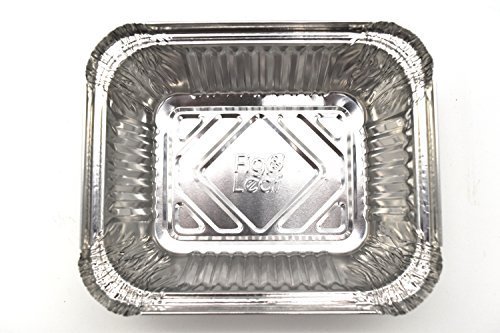 Fig & Leaf (480 Pack) Premium 1-LB Takeout Pans with LIDS – 5.6″ x 4.6″ x 1.9″
