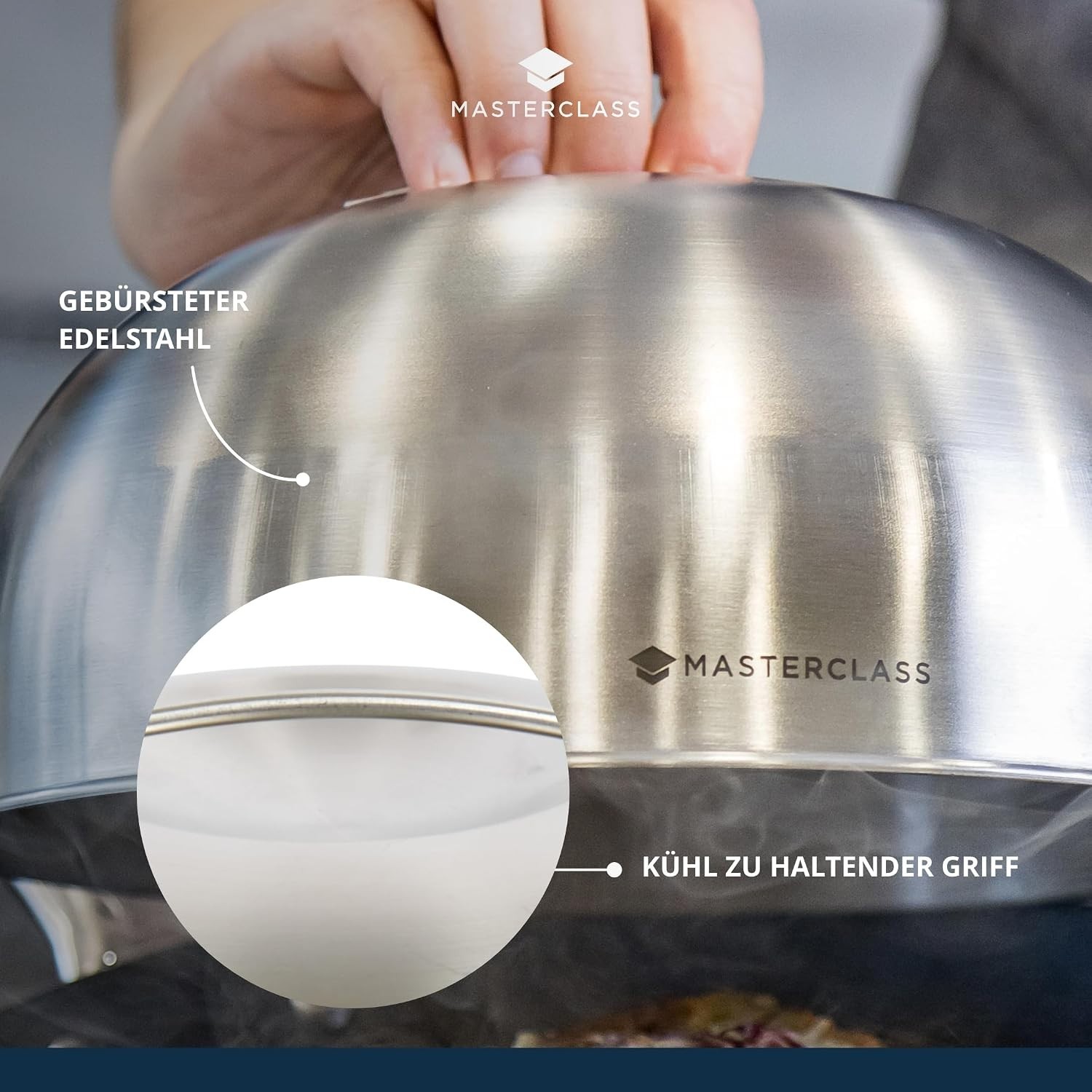 Burger Steamer Lid for Perfect Cheese Melting