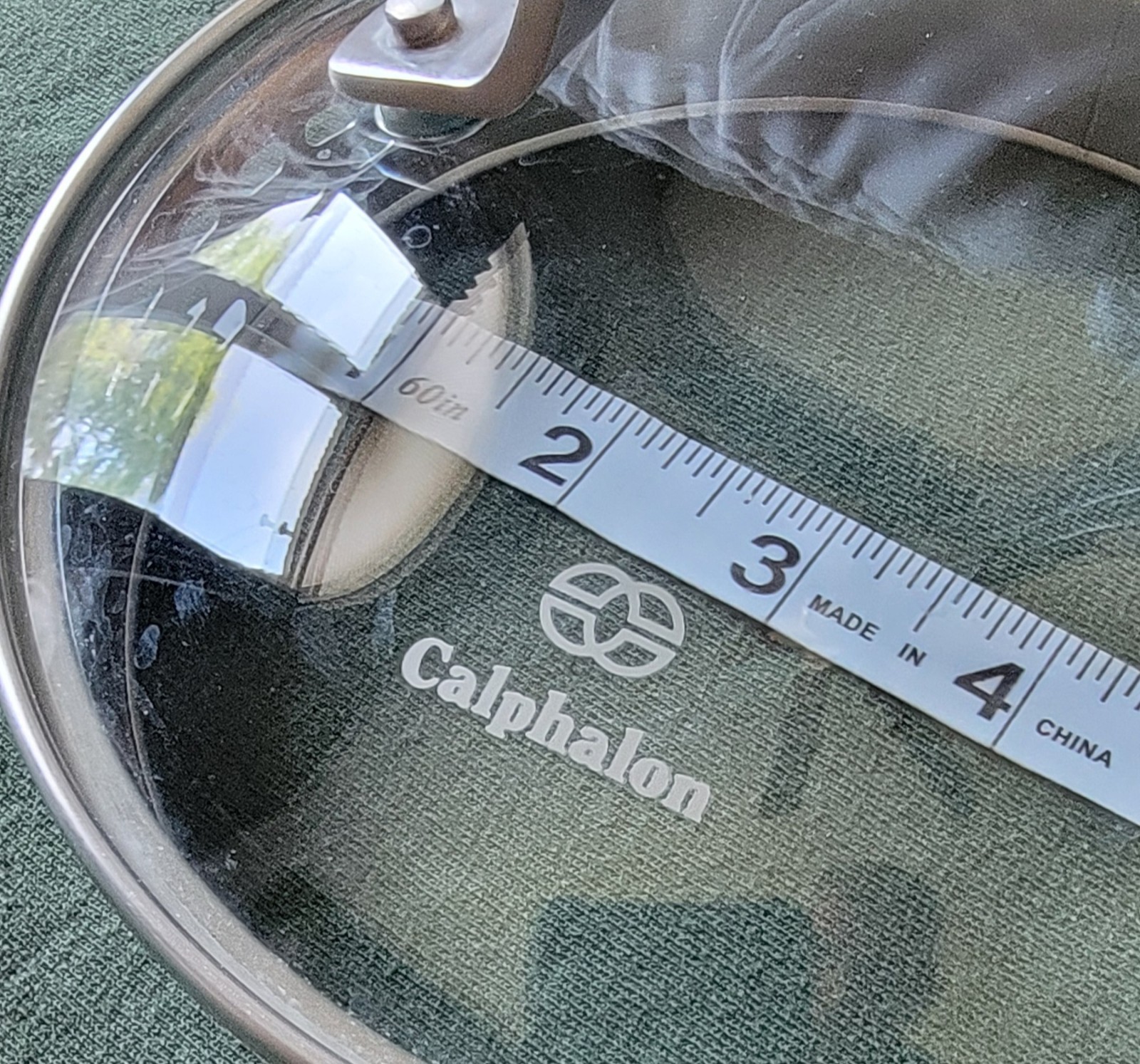Calphalon Glass Replacement Strainer Lid 5.5 Inches Inner 6.5 Inches Outer
