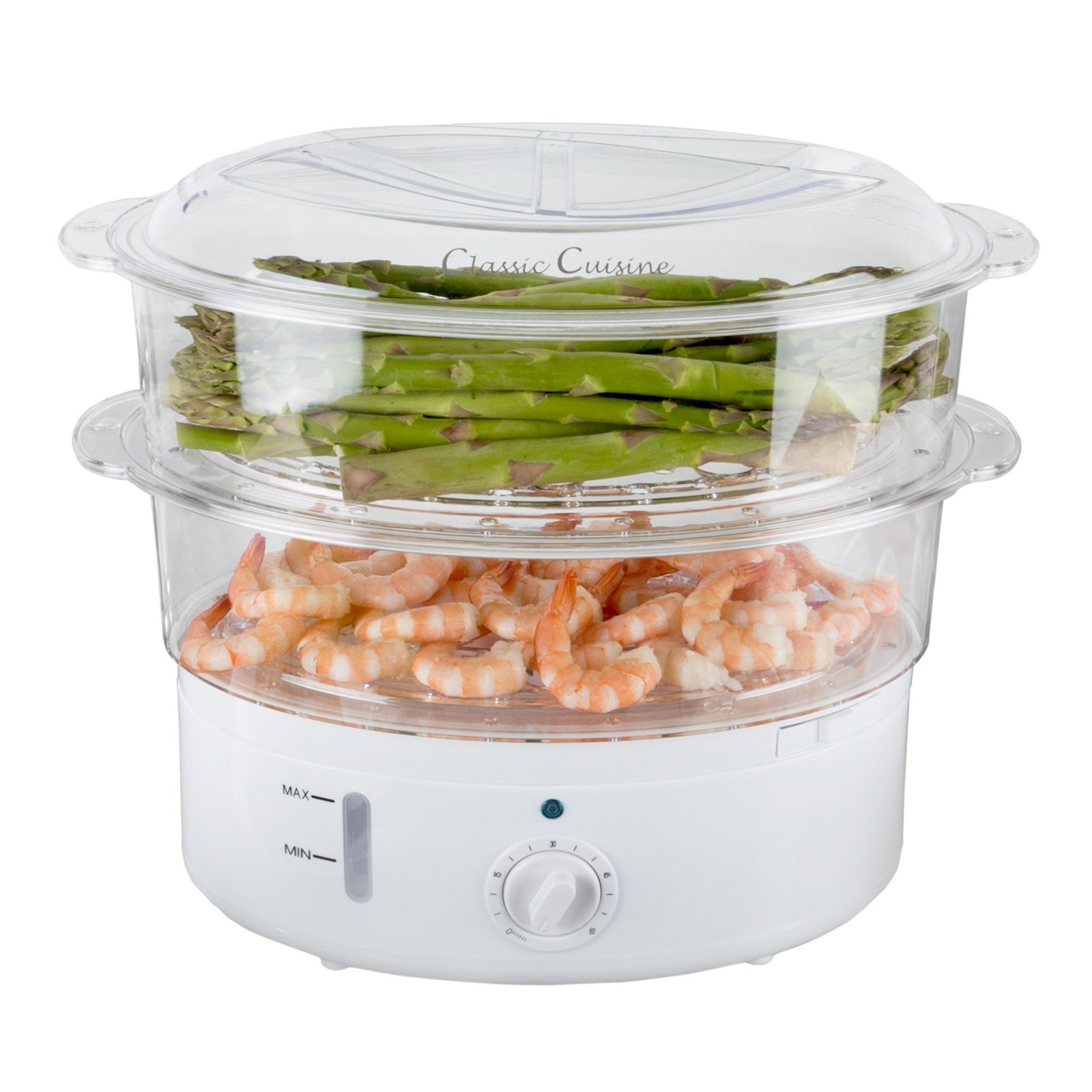 Food Steamer and Rice Cooker in one, Two-Tier Food Steamer for Healthy Meals any